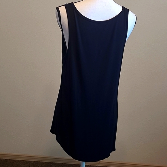 Black Summer Lg Tank Top Sleeveless - Picture 3 of 3
